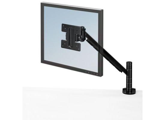 Fellowes Designer Suites Flat Panel Monitor Arm, Adjustable, Moves Up or Down 5 Positions